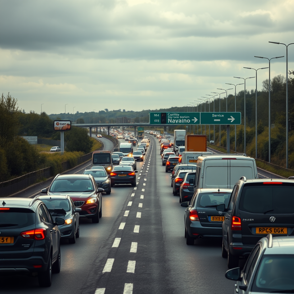 Newport drivers face rush hour delays on motorways